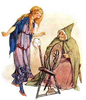 Ilustratie din povestea frumoasa adormita