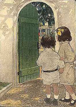 Ilustraţie de Jessie Willcox Smith, din "Scribner's Monthly Magazine", din decembrie 1903